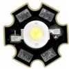 Dioda power LED na PCB 1W zimna biel 6000k 125LM 3.4V 300mA