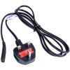 Akyga AK-AG-03A Current Cable C7 to UK Plug 1.50m Black