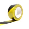 Taśma ostrzegawcza szerokość 50mm Czarny/żółty Taśma ostrzegawcza Coba Europe +80°C PVC