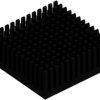 IC heatsink, (L x W x H) 43.1 x 43.1 x 16.51 mm, 8.6 K/W, black anodized, 10037103