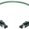 Patch cable, RJ45 plug, straight to RJ45 plug, straight, Cat 5, PVC, 0.5 m, black, 09473434115