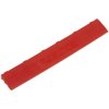 Sealey FT3ERF Polypropylene Floor Tile Edge 400 x 60mm Red Female - Pack of 6