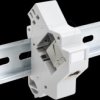 67043 Keystone holder, 1 port, top-hat rail