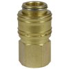 Einhell 4139206 Quick-Fit Connector Solid Brass 1/4" Female Thread