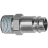 Nipple, L 40 mm, 35 bar, steel, nickel-plated, for jacks, 107458