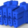 Plug housing, 8 pole, pitch 3.3 mm, straight, blue, 2-1971905-4
