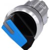 Napęd przełącznika 2 położeniowy OI 22mm niebieski możl podświetlenie z samopowrotem metal IP69k Sirius ACT 3SU1052-2BC50-0AA0
