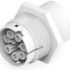 Socket housing, 5 pole, crimp connection, straight, 293687-3