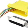 Adapter D-Sub encitech 2112-0151-03 złącze żeńskie D-SUB 25-pin - złącze żeńskie RJ45 8p8c