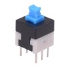 Latching 8x8mm PCB Push Button Switch DPDT 100mA 30VDC