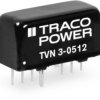 DC converter, 9-18 VDC, 3 W, 1 output, 24 VDC, 84 % efficiency, TVN 3-1215