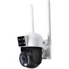Kamera IP EasyCam obrotowa zewnętrzna dual WiFi 4MP (2MP + 2MP) 4x zoom Tuya EC-2x2PTZ8DL