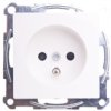 Merten System M Gniazdo Pojedyncze Z/U 16A Ip20 Z Przesłonami Biel Polarna...