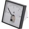 Amperomierz analogowy panelowy DC zakres 0/5A Direct Connected DC wysokość wycięcia: 72mm wartość 0/5A Direct Connected