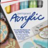 4-5100-5-099 Acrylic markers, 2 mm-3 mm, pastel, pack of 5