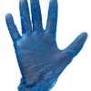 Rękawice jednorazowe, rozm. L, 100 szt., kolor: Niebieski, RS PRO