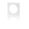 Kołnierz przyścienny fi 100 mm biały KO100-K VENTIKA