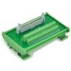 ELECTRONICS-SALON IDC-50 DIN Rail Mounted Interface Module, Breakout Board, Terminal Block.