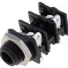 Złącze Jack 6,3mm, żeńskie, gniazdo, kątowe 90, mono ACJM-MHOP