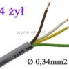 Przewód sterowniczy LiYY, 4x0,34 500V, TRONIC