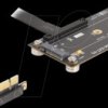 81503 Adapter PCIe 3.0 x1 male 90° angled to M.2 Key M female with cab