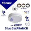 Plafoniera LED z czujnikiem BENO 12-18W CCT-O-SEW max 2080lm 3000-4000K ciepła/neutralna IP65 Ø22 IIkl. 5 lat gwar. biały 38777