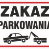 Tabliczka ostrzegawcza PCV /Zakaz parkowania/ 89/L/P