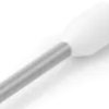 Insulated wire end ferrule, 0.5 mm², 16 mm/10 mm long, DIN 46228-4, white, 966067-3