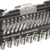 Zestaw końcówek do wkrętaka Sześciokątny, Phillips (krzyżakowe), Pozidriv, Płaskie, Torx l. elementów: 38 rozmiar: 25 mm