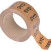 Taśma do oznaczania rur Beżowy PP, winyl, text Gas, Dim. W 50mm x L 33m RS PRO