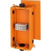 Puszka elektroinstalacyjna ścienna Stal nierdzewna 515 x 276 x 138mm Pomarańczowy IP65 HENSEL