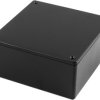 ABS enclosure, (L x W x H) 123 x 123 x 57 mm, black (RAL 9005), IP54, 1591XXUSBK