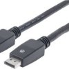 Manhattan DisplayPort kabel Złącze DisplayPort, Złącze DisplayPort 10.00 m czarny 354134 4K UHD, ekranowanie foliowe, ce