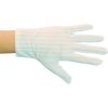 Gloves, with conductive fibers, studded, polyester/PUR, white, S, C-199 2814-S