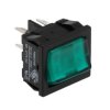 Przełącznik kołyskowy Wł.-wył. podświetlany 10 A DPST Zielony Arcolectric (Bulgin) Ltd
