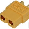 Złącze zasilające DC;żeńskie;AMASS; XT60U-F;proste;lutowany;60A;500V;
