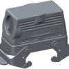 Housing, size HB16, die-cast aluminum, PG21, angled, clip locking, IP65, T1250162121-000