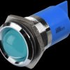 Q22P1CXXB12E Indicator LED, 12 V DC, 22 mm, FASTON, blue/BrC