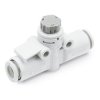 Regulator przepływu SMC Rura Sterownik prędkości z mocowaniami jednym dotknięciem AS 6mm