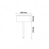 Wkład LED INSERT 9W 3CCT 720lm 100-265V ZELDA HOROZ