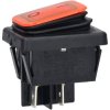 R-TECH 523603 Rocker switch, DPST, 24V, red illuminated, 01 marking, IP65
