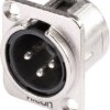 Złącze montażowe XLR, 3-Pin Hicon HI-X3DM