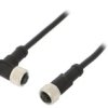 M12a05fl12afrsd001 Kabel Do Czujników/Automatyki 5Pin M12-M12 1M Wtyk Wtyk