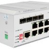 8-portowy przełącznik sieciowy Gigabit Ethernet DIGITUS, przemysłowy, zarządzany na poziomie L2, łącze nadrzędne 4 SFP