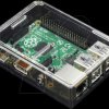 2258 Case for Raspberry Pi 3, plastic, black/clear