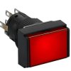 Przycisk z podśw. czerw. prost. O 16, kryty z sam. powr., 24 V, 2OC XB6EDW4B2P