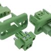 Szybkozłączka przelotowa na panel 2 pin 3,81mm raster
