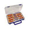 Faithfull FAISDVDESET8 VDE Soft Grip Screwdriver Set (Case), 8pc SL/PZ/PH/Tester
