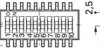 DIP switche, 10 pole, straight, 100 mA/6 VDC, CHS-10MB