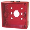 Housing bottom, (W x H x D) 87 x 87 x 33 mm, red, for manual call point, A5Q00013438